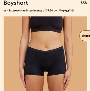 Women's Thinx period underwear boyshorts
